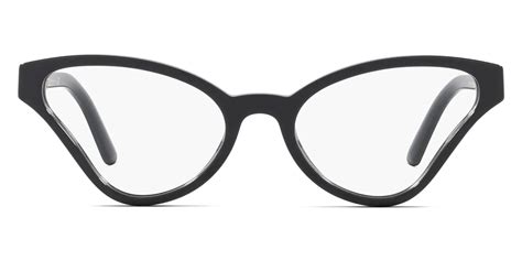 Prada PR 06XV 1AB1O1 Eyeglasses in Black 